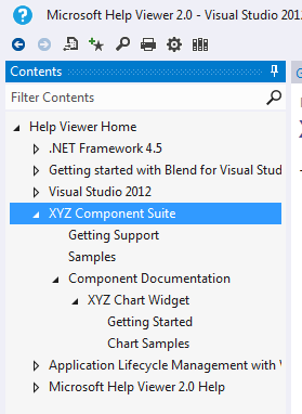 目录构建完成后,帮助查看器中的布局 目录构建完成后,帮助查看器中的布局