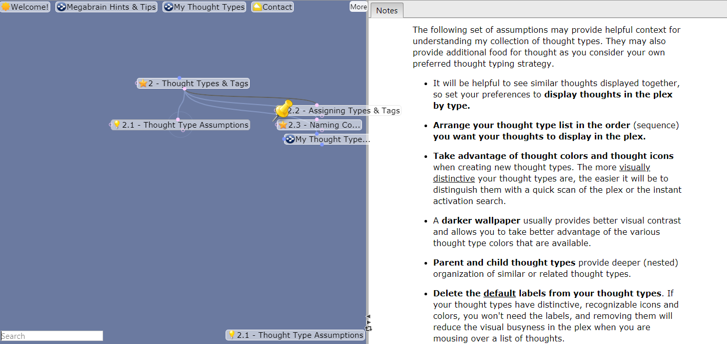 思维导图工具TheBrain进阶技巧:如何合理分配思想类型并分配标签 思维导图工具TheBrain进阶技巧:如何合理分配思想类型并分配标签