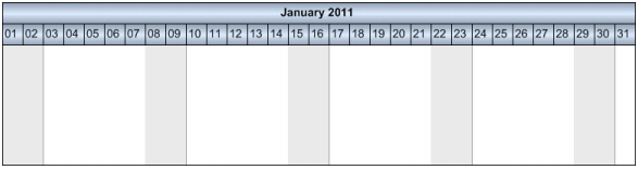 VARCHART XGantt用户手册(ActiveX版):如何使用日历(上) VARCHART XGantt用户手册(ActiveX版):如何使用日历(上)