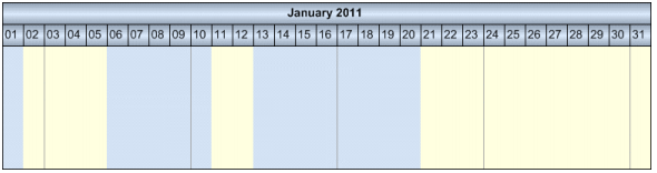 VARCHART XGantt用户手册(ActiveX版):如何使用日历(上) VARCHART XGantt用户手册(ActiveX版):如何使用日历(上)