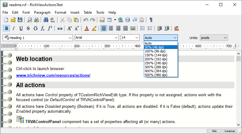 ZoomComboBox ZoomComboBox