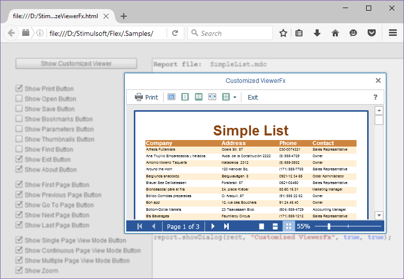 Stimulsoft Reports Flex教程:自定义报表查看器 Stimulsoft Reports Flex教程:自定义报表查看器