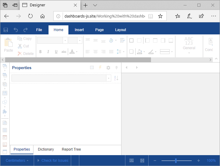Stimulsoft Dashboards.JS教程:全屏设计器(默认) Stimulsoft Dashboards.JS教程:全屏设计器(默认)