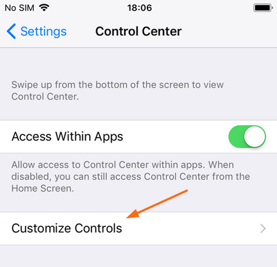 自定义控制中心 自定义控制中心