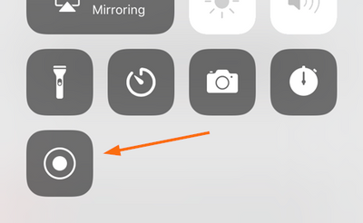 打开屏幕录制 打开屏幕录制