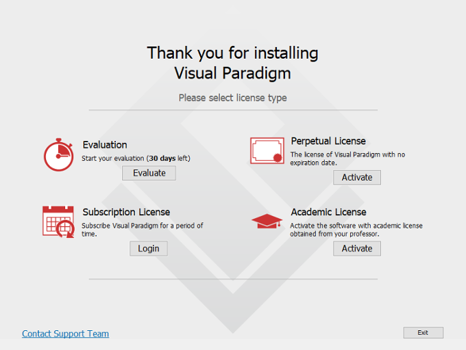 UML工具Visual Paradigm用户指南第2章:激活/停用Visual Paradigm UML工具Visual Paradigm用户指南第2章:激活/停用Visual Paradigm
