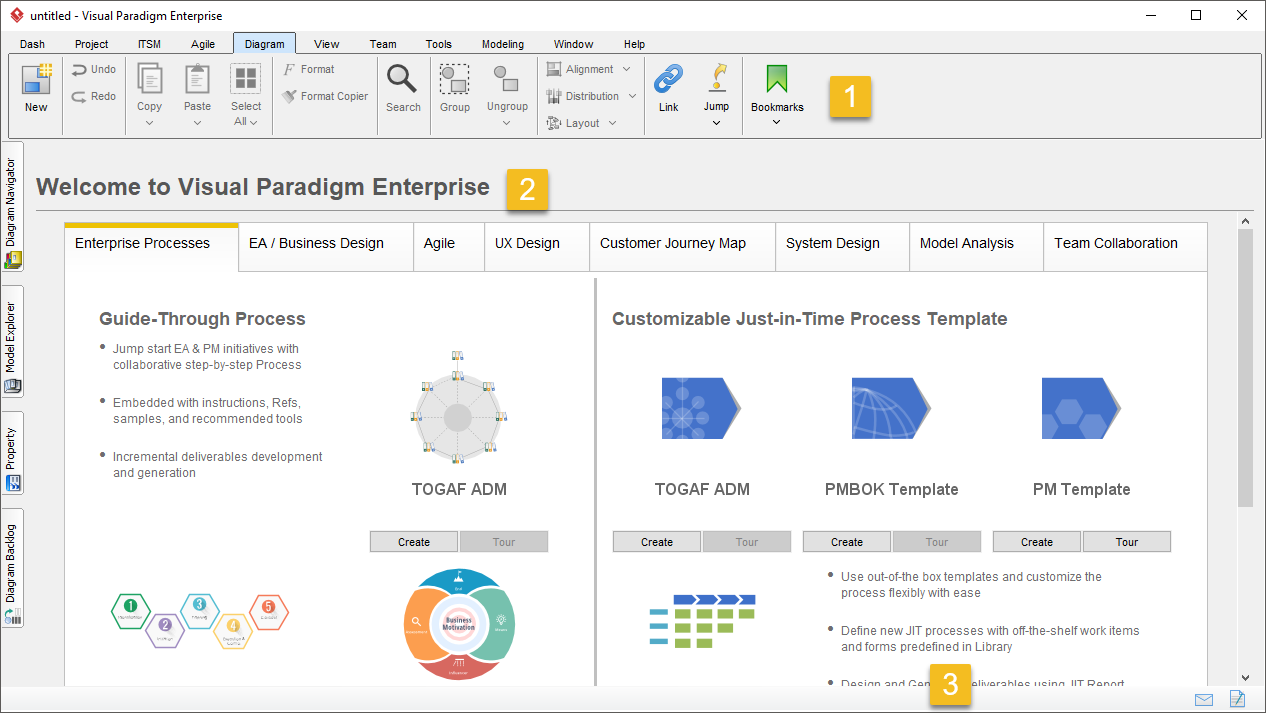 UML工具Visual Paradigm用户指南第4章:用户界面之工具栏 UML工具Visual Paradigm用户指南第4章:用户界面之工具栏