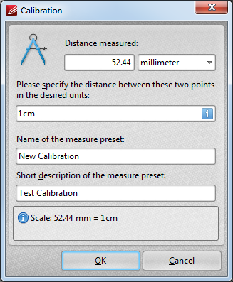 校准对话框 校准对话框