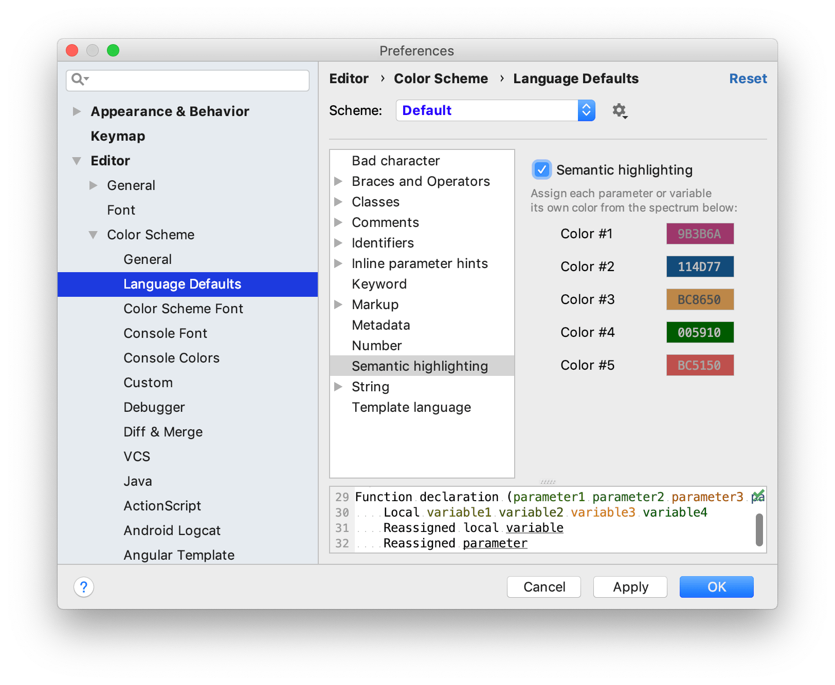 IntelliJ IDEA IDE设置系列教程(三):配置颜色和字体 IntelliJ IDEA IDE设置系列教程(三):配置颜色和字体