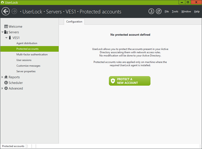 保护一个新帐户 保护一个新帐户