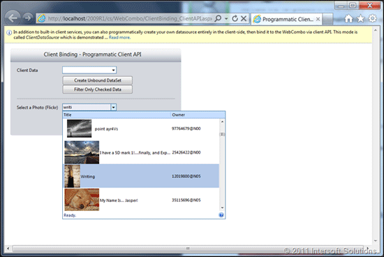 UI,WebUI,WCF,InterSoft,WebGrid,WebCombo